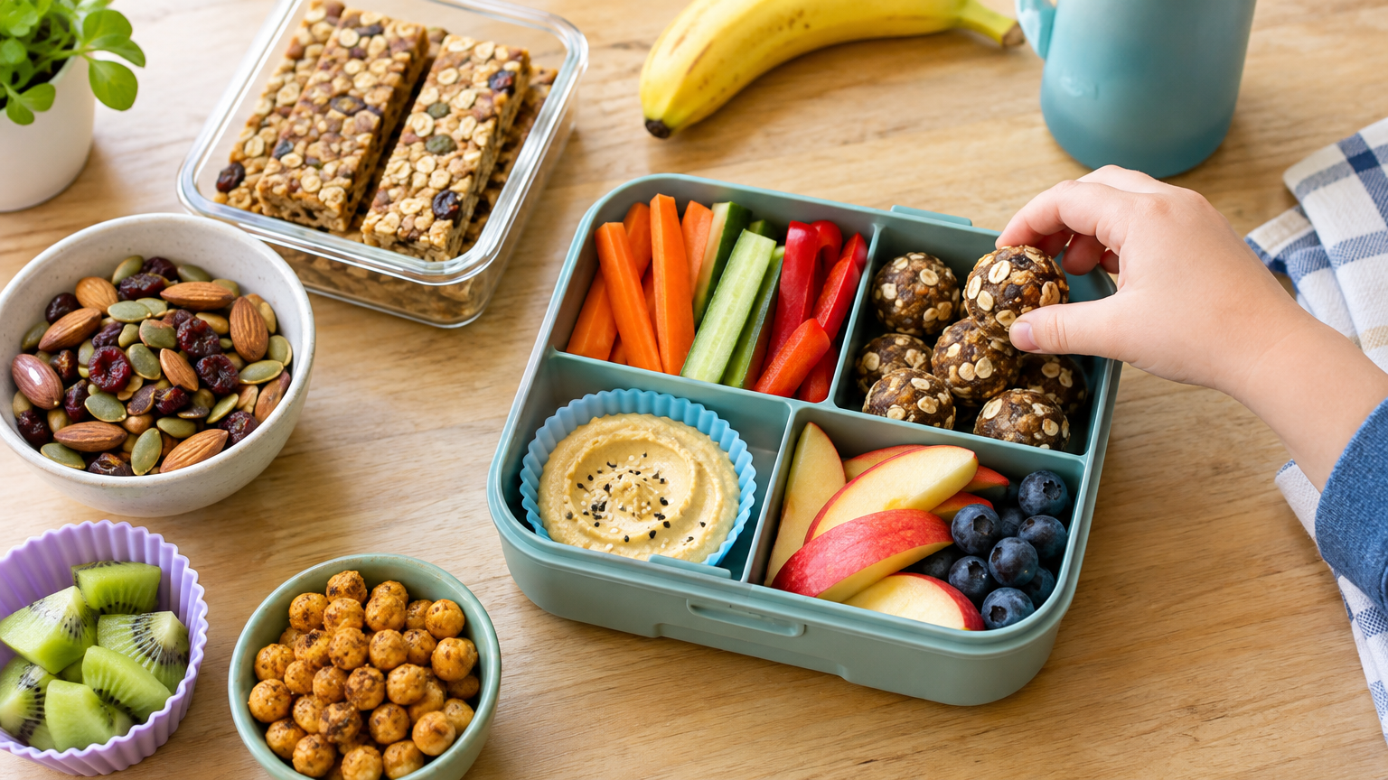 Healthy Afternoon Snacks for Kids That Are Plant-Based and Lunchbox-Friendly