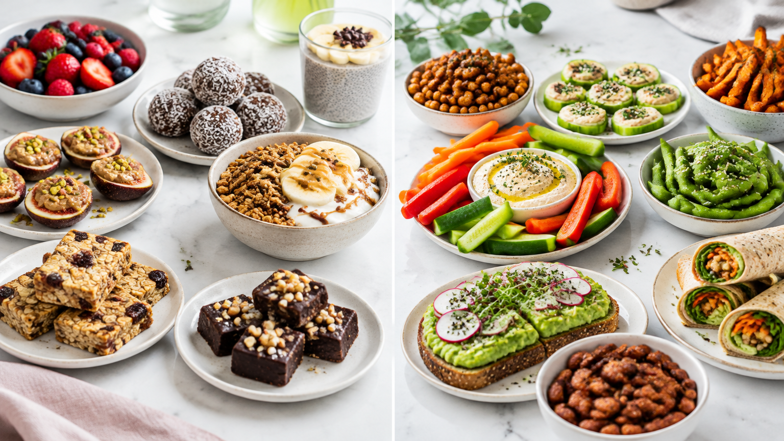 Sweet vs Savory Afternoon Snacks: 20 Plant-Based Ideas for Every Craving