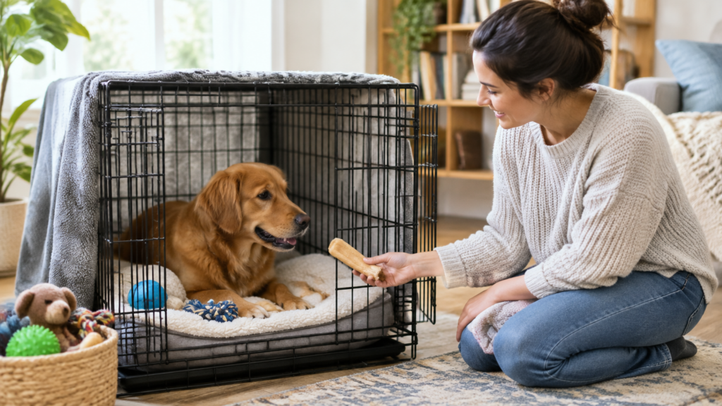 Crate Training a Dog Who Chews: How to Make It a Safe Space, Not a Punishment