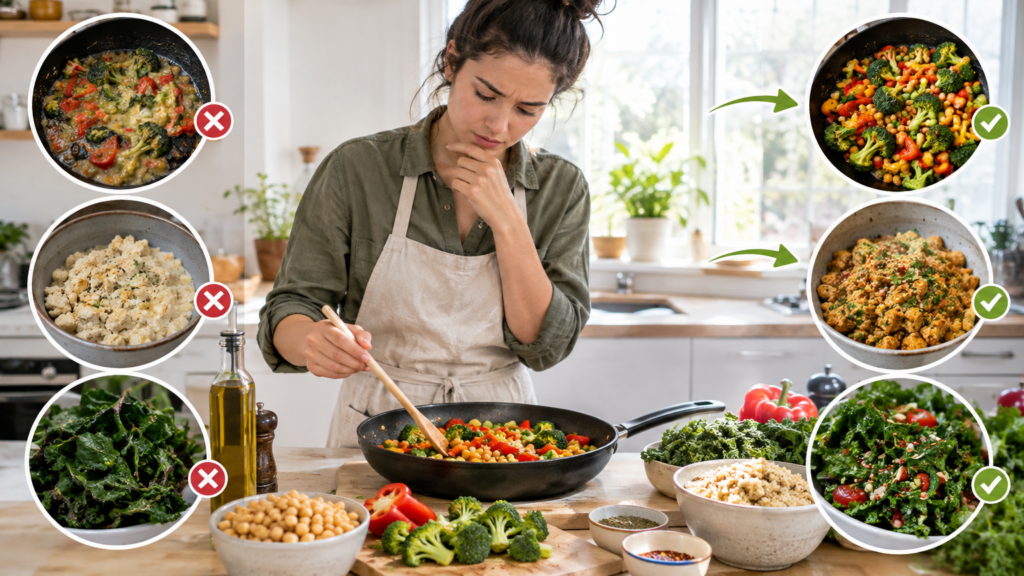 Common Beginner Mistakes When Cooking Plant-Based Dinners (and How to Fix Them)