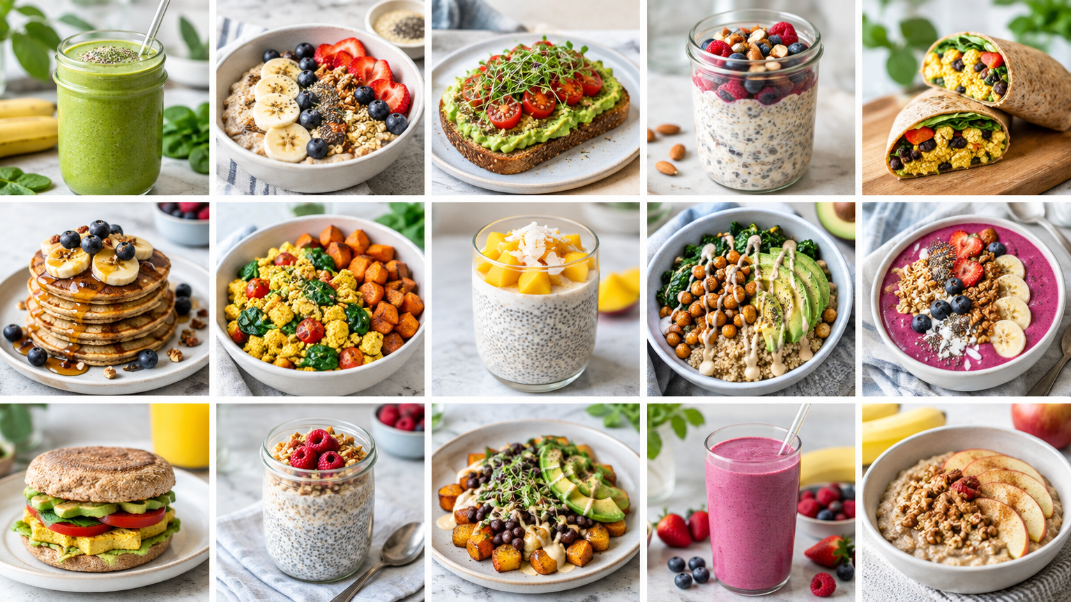 15 Plant-Based Breakfast Ideas for Busy Mornings