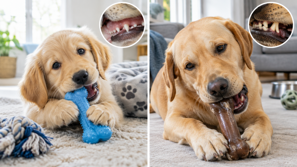 Puppy Teething vs. Adult Dog Chewing: How to Tell the Difference and What to Do