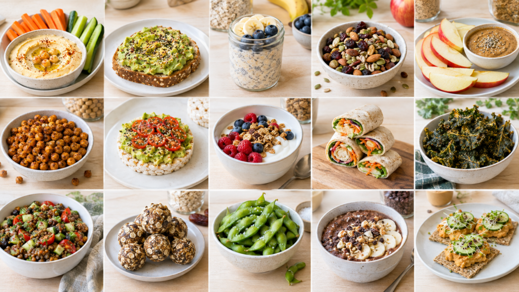 15 Five-Minute Vegan Afternoon Snacks You Can Make With Pantry Staples