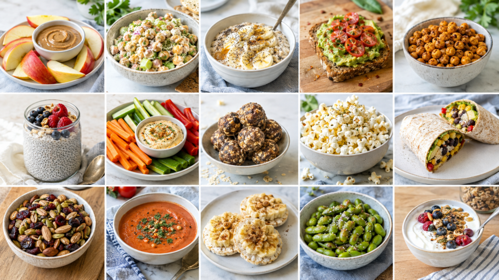 15 Five-Minute Vegan Afternoon Snacks You Can Make With Pantry Staples