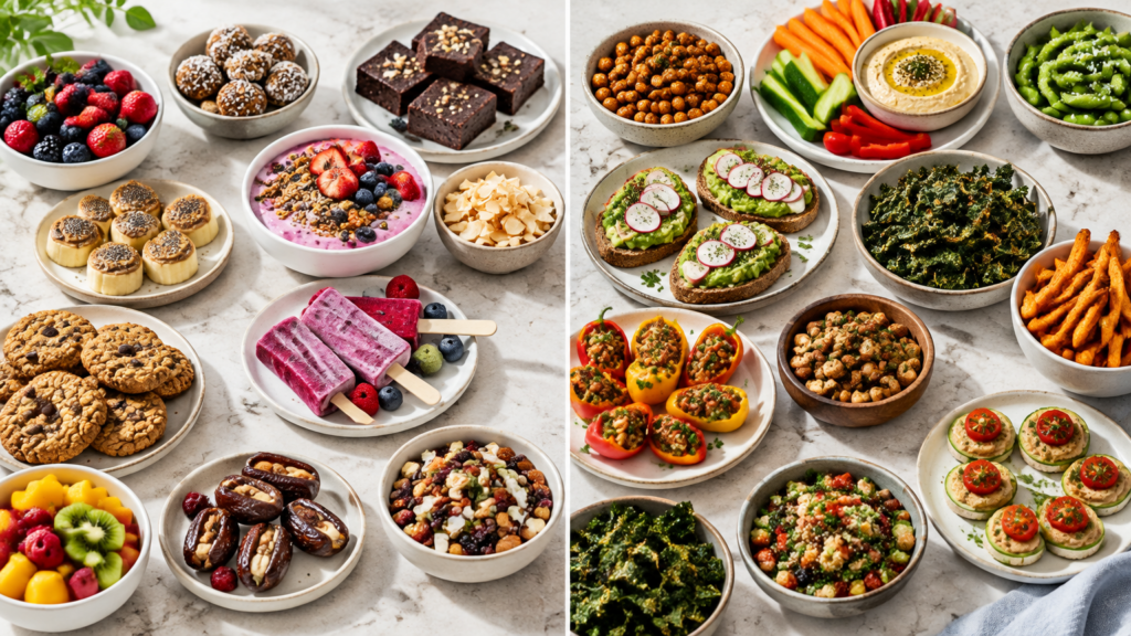 Sweet vs Savory Afternoon Snacks: 20 Plant-Based Ideas for Every Craving