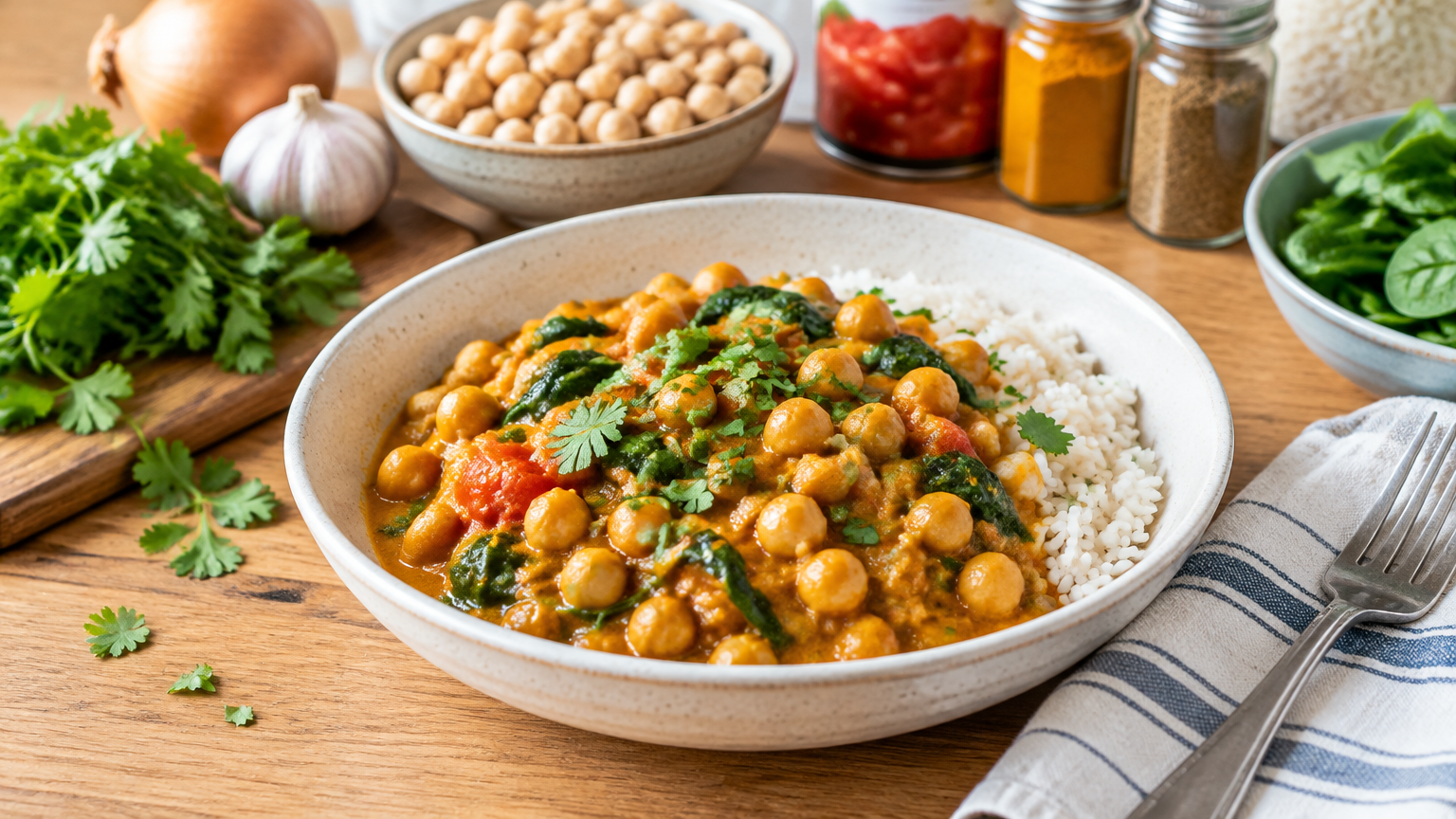 Easy Chickpea Curry for Beginners: A Budget Weeknight Dinner With Pantry Ingredients